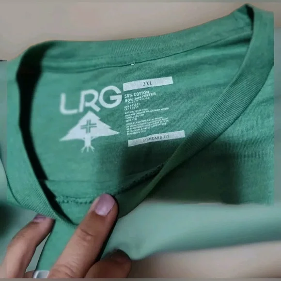 LRG Lifted Research Group  T Shirt•sz 3xl / Green Color / Tree LRG Graphic•NWT - Picture 3 of 7